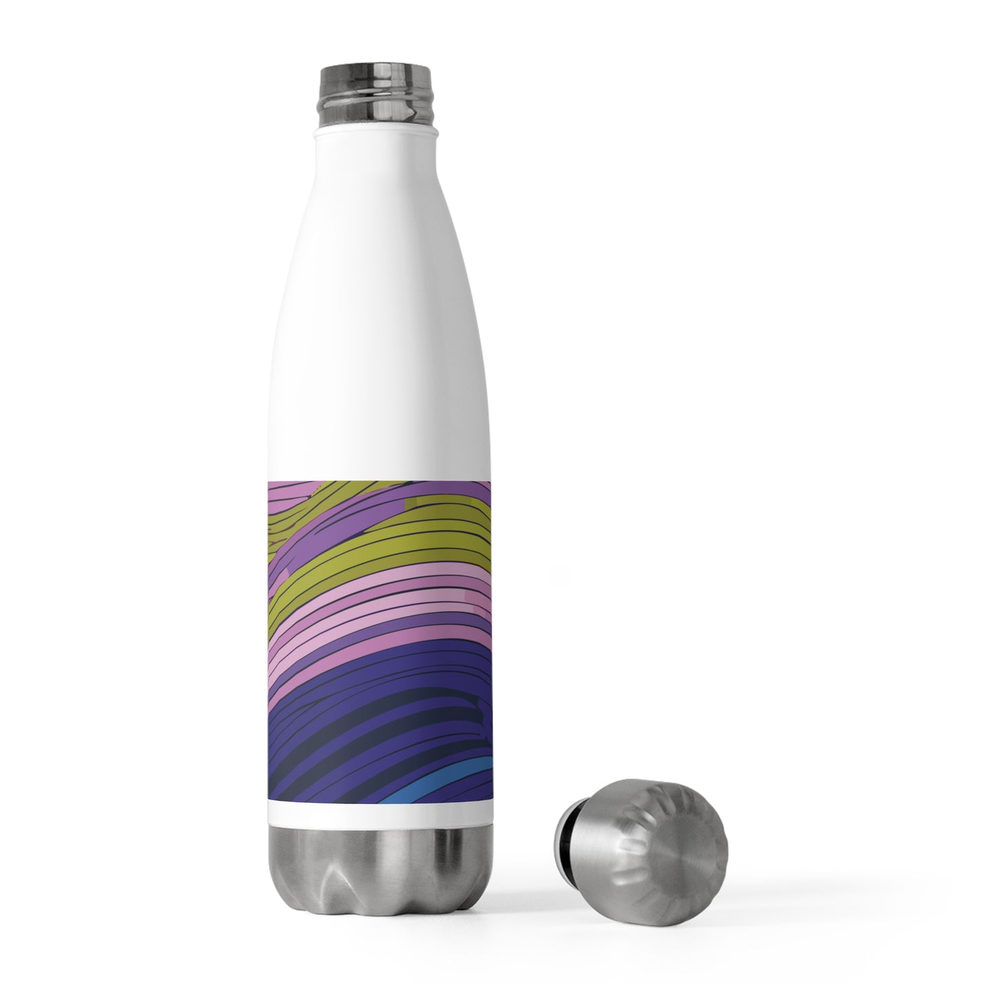 Colorful 20oz Insulated Bottle - Stylish Water Bottle for Active Lifestyles