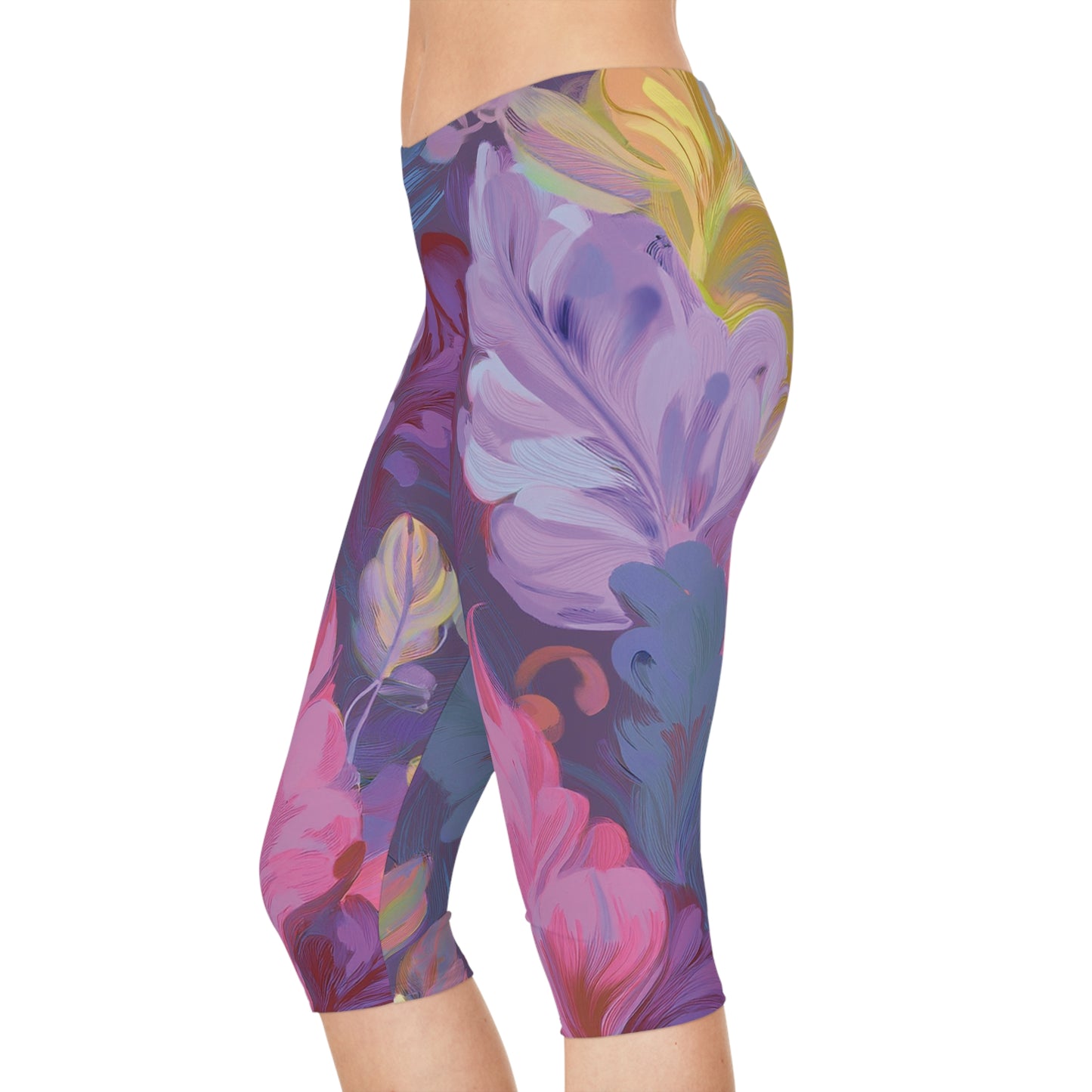 Capri leggings with Floral print