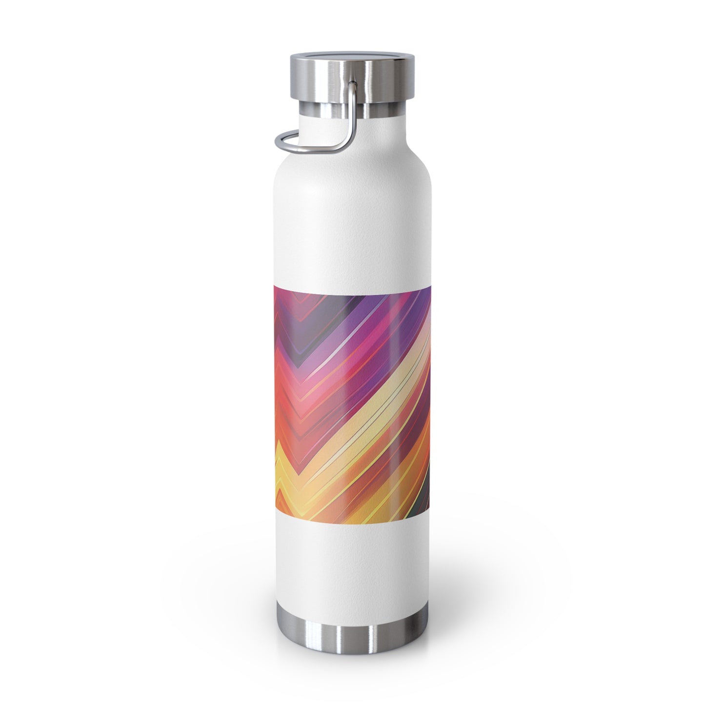 Colorful Copper Insulated Water Bottle - 22oz