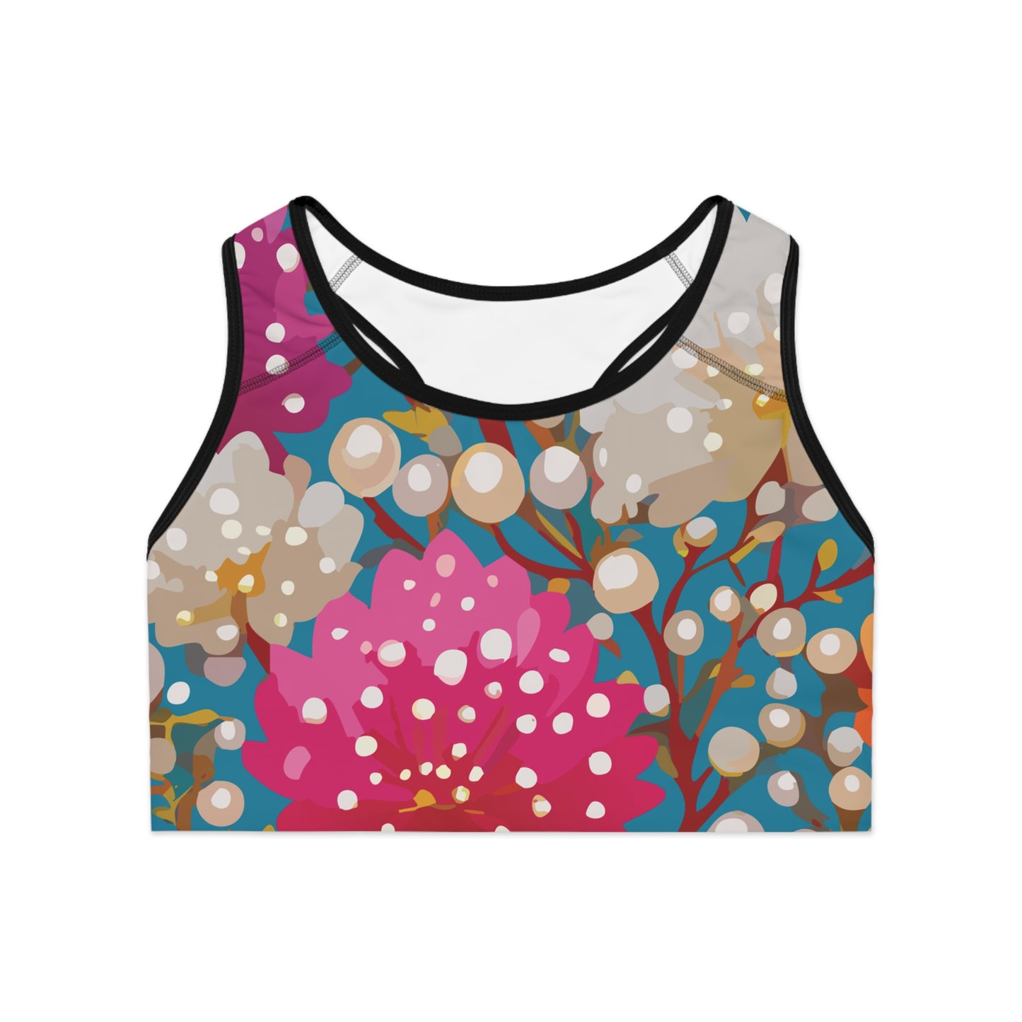 Sports Bra with Floral prints