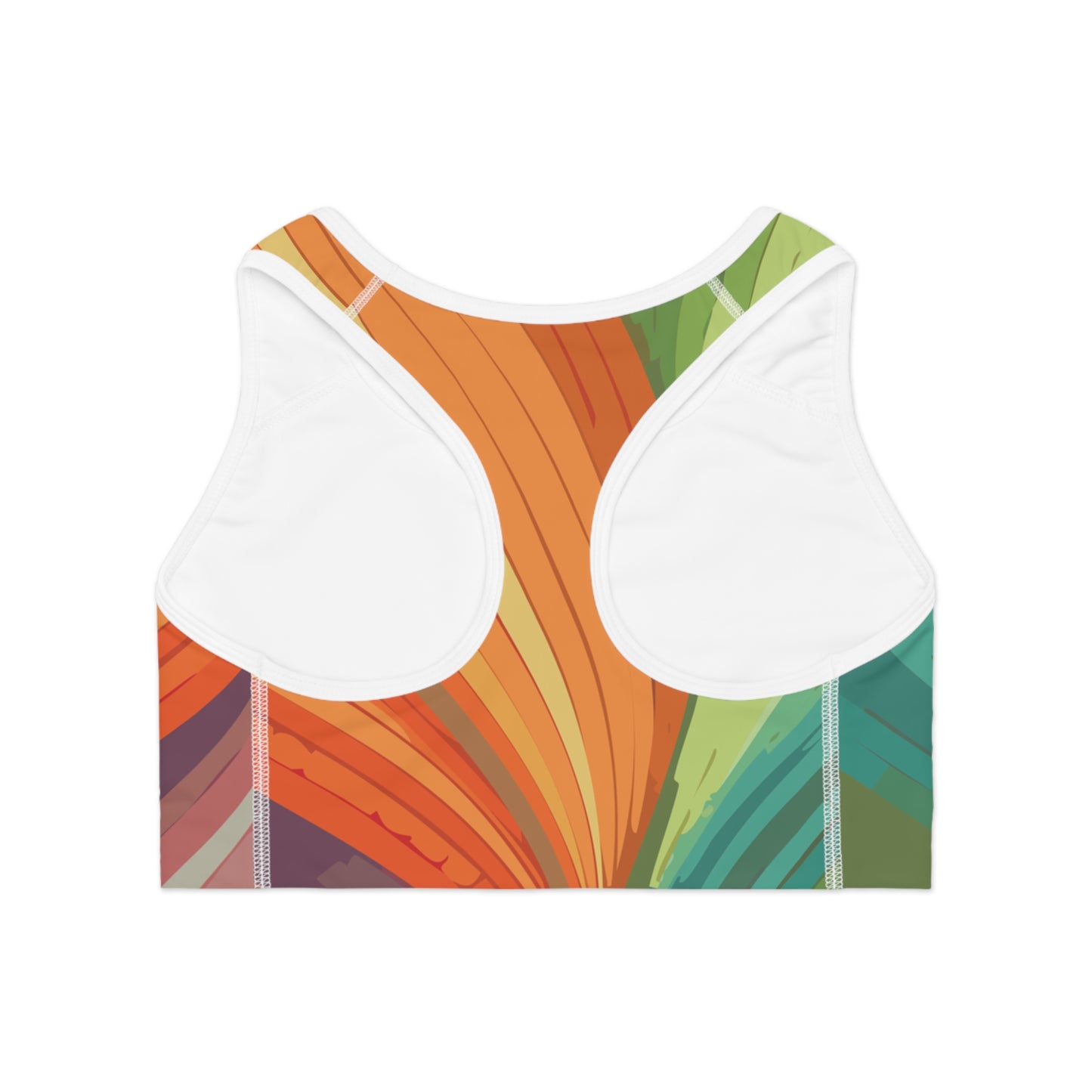 Sports Bra with Abstract prints