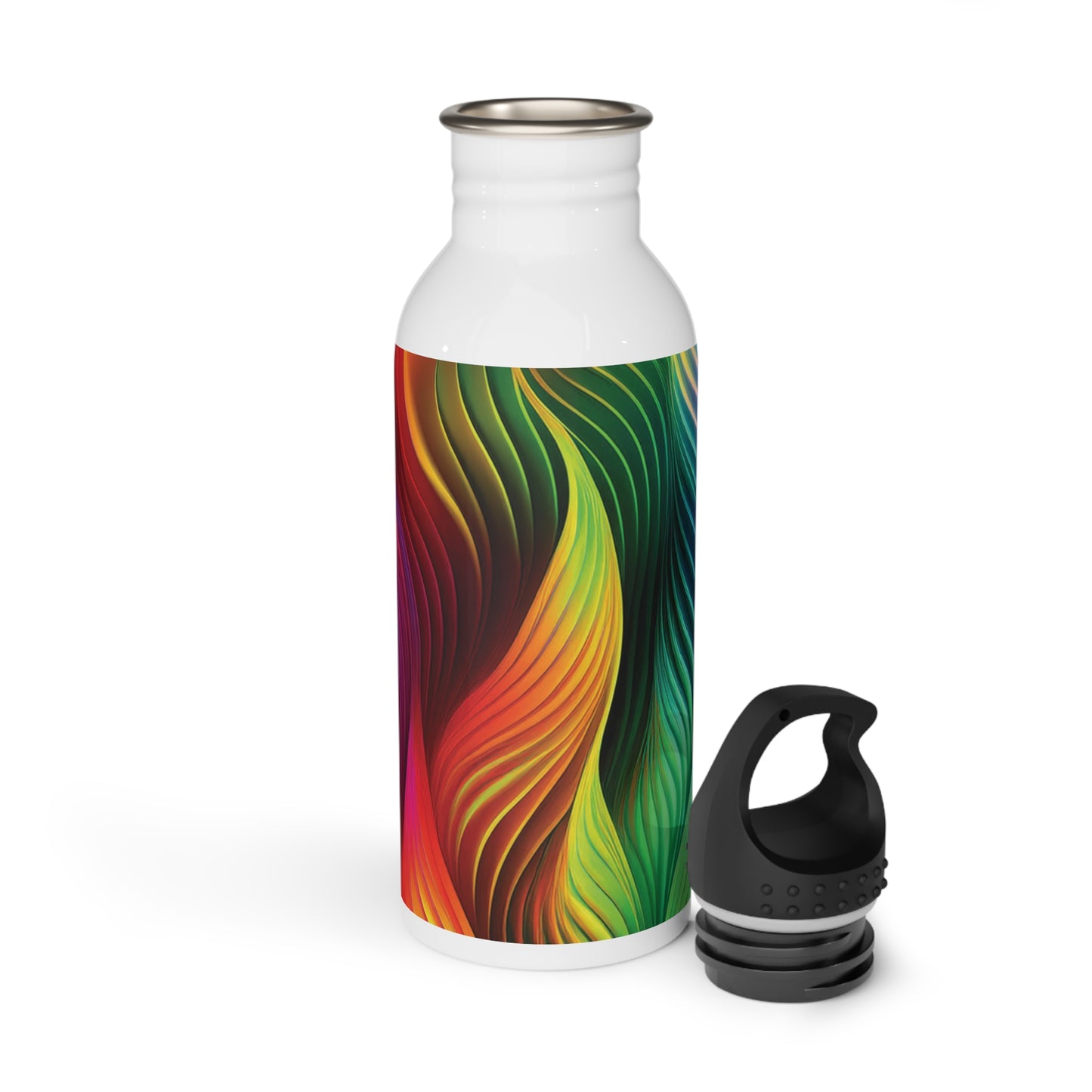 Colorful Steel Water Bottle - Eco-Friendly Hydration for Fitness & Travel, 20oz