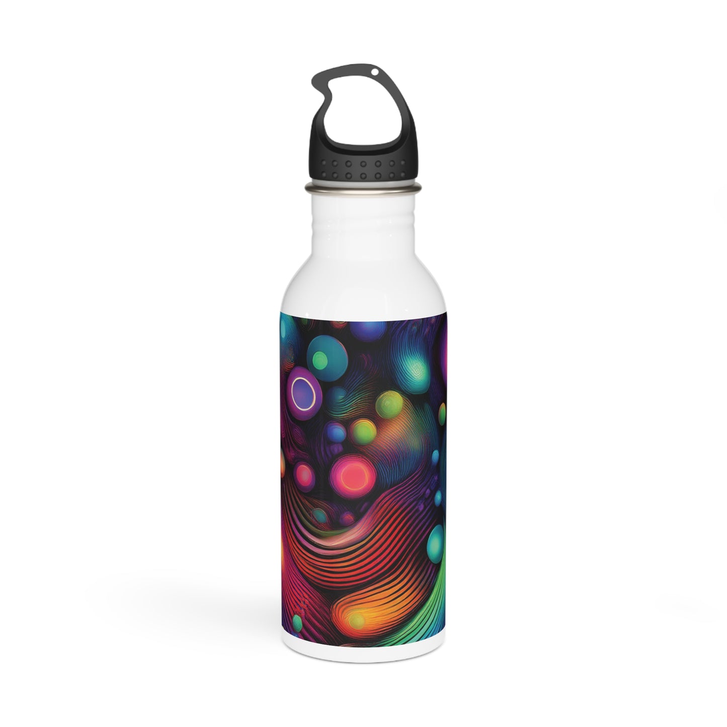 Vibrant Steel Water Bottle - Eco-Friendly Hydration for Fitness & Travel, 20oz