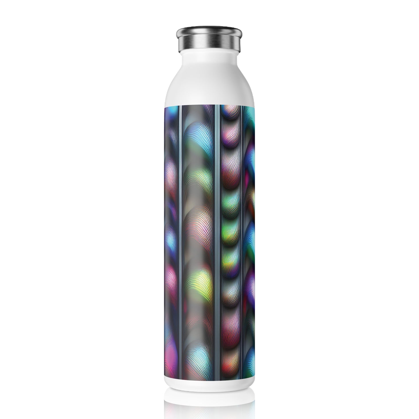 Vibrant Slim Water Bottle - Colorful Design for Active Lifestyles, 20oz