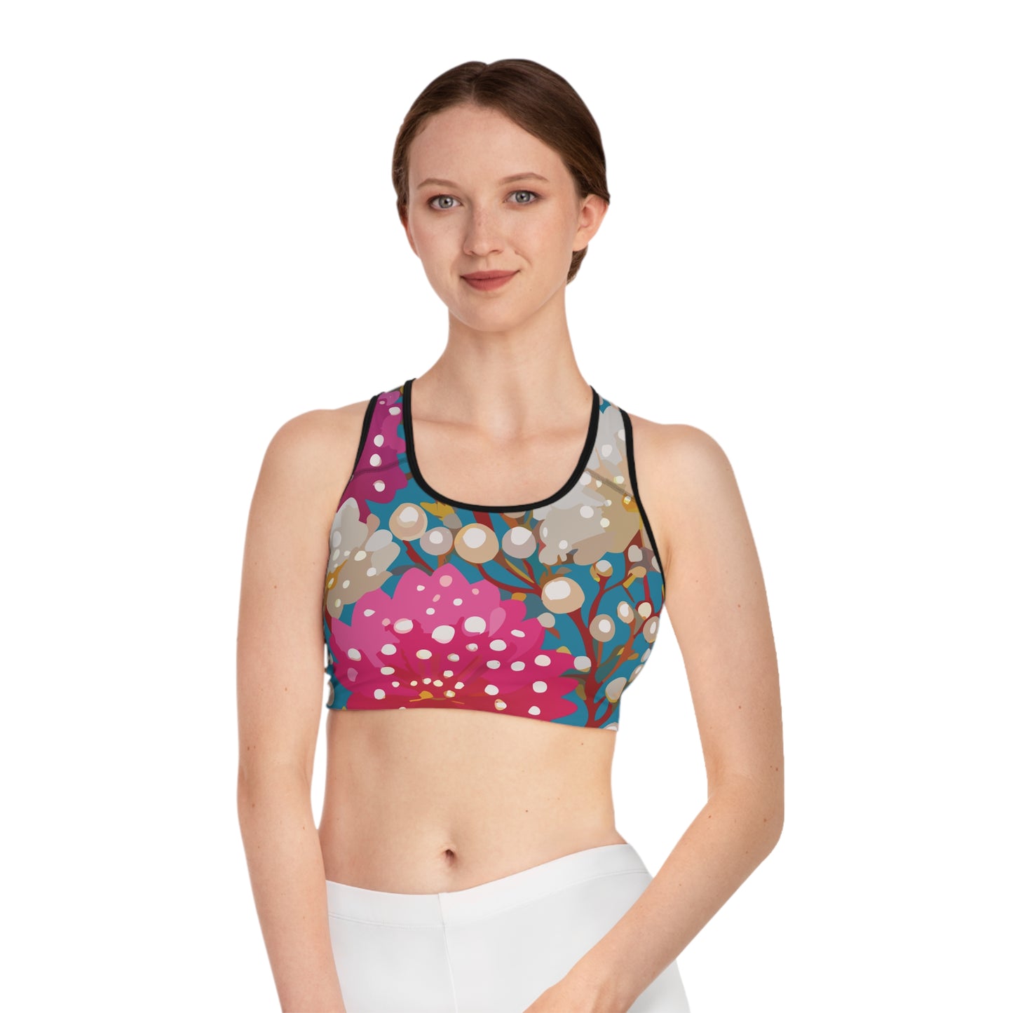 Sports Bra with Floral prints