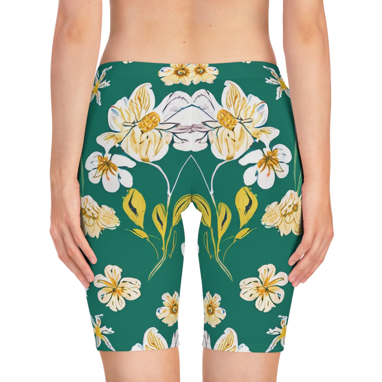 Bike Shorts with Floral prints