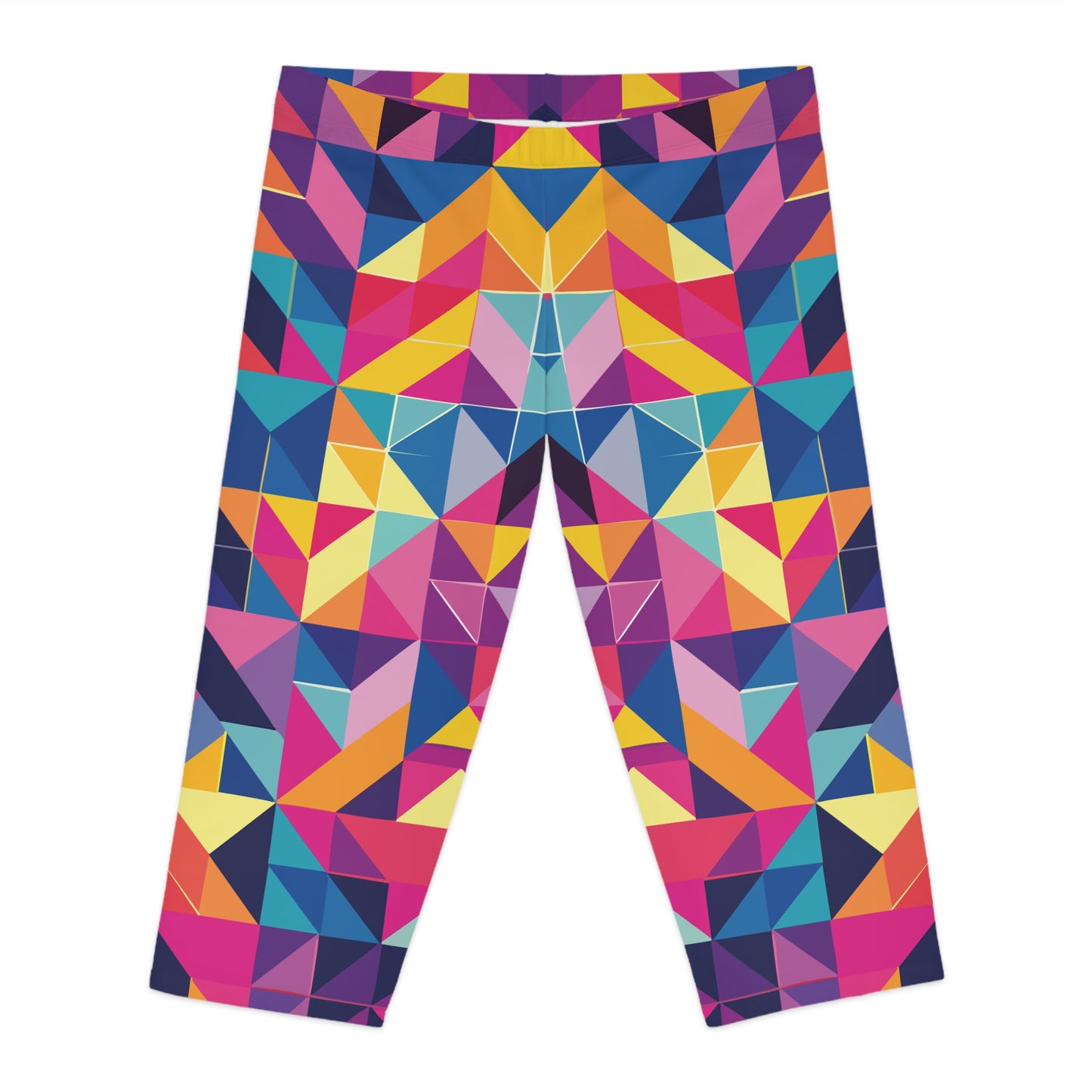 Capri leggings with Abstract print