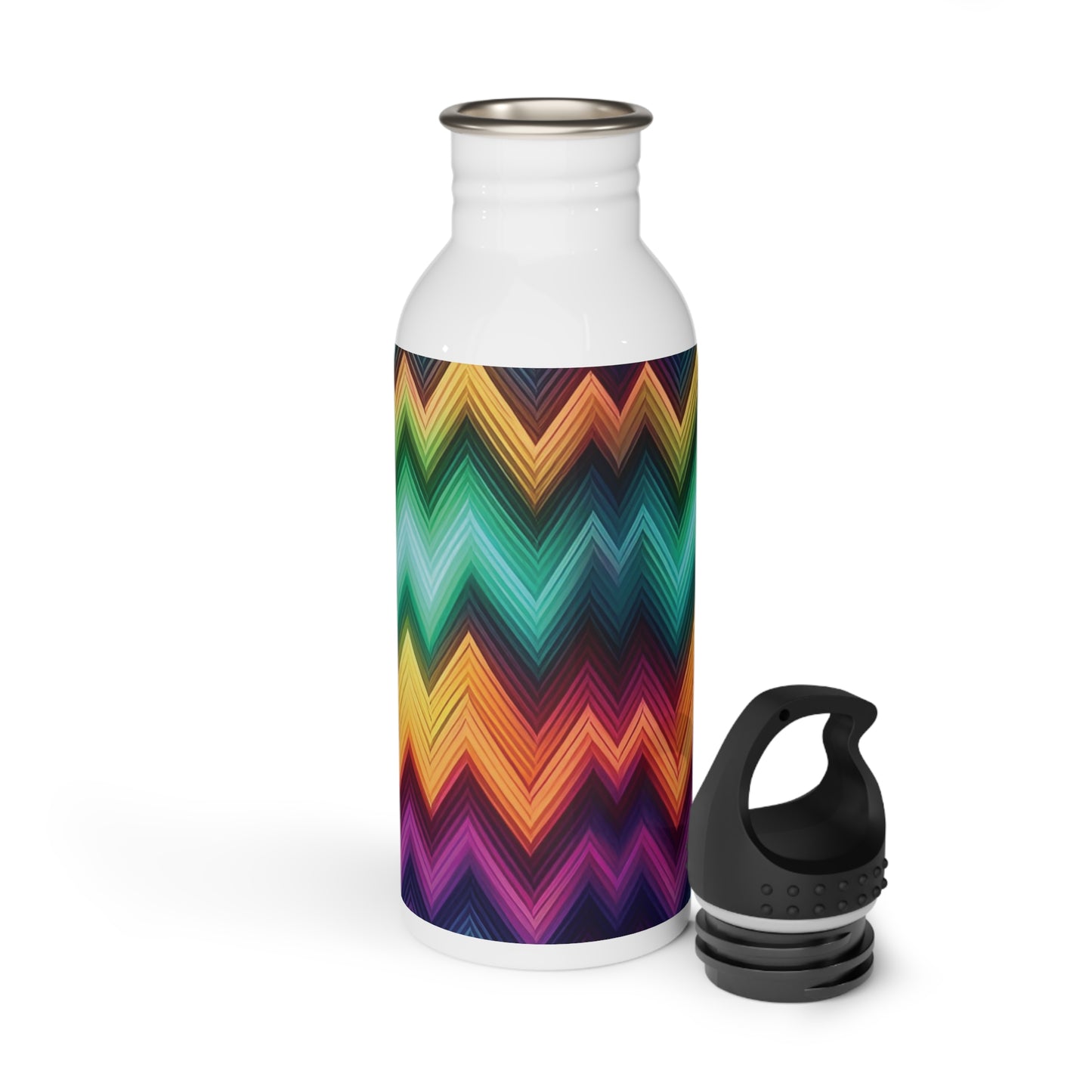 Colorful Steel Water Bottle - Eco-Friendly Hydration for Fitness & Travel, 20oz