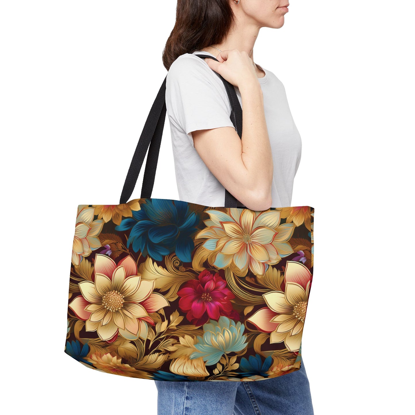 Yoga Bag with Floral print