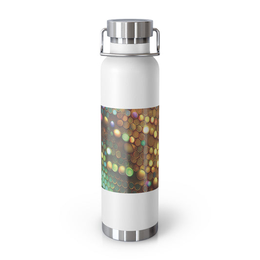 Colorful Copper Insulated Water Bottle - 22oz