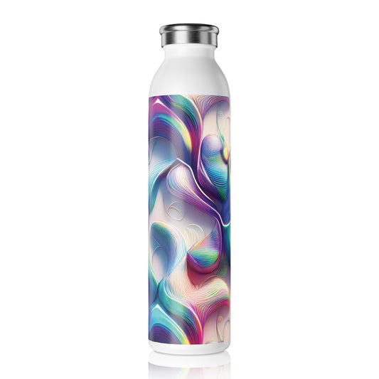 Vibrant Slim Water Bottle - Colorful Design for Active Lifestyles, 20oz