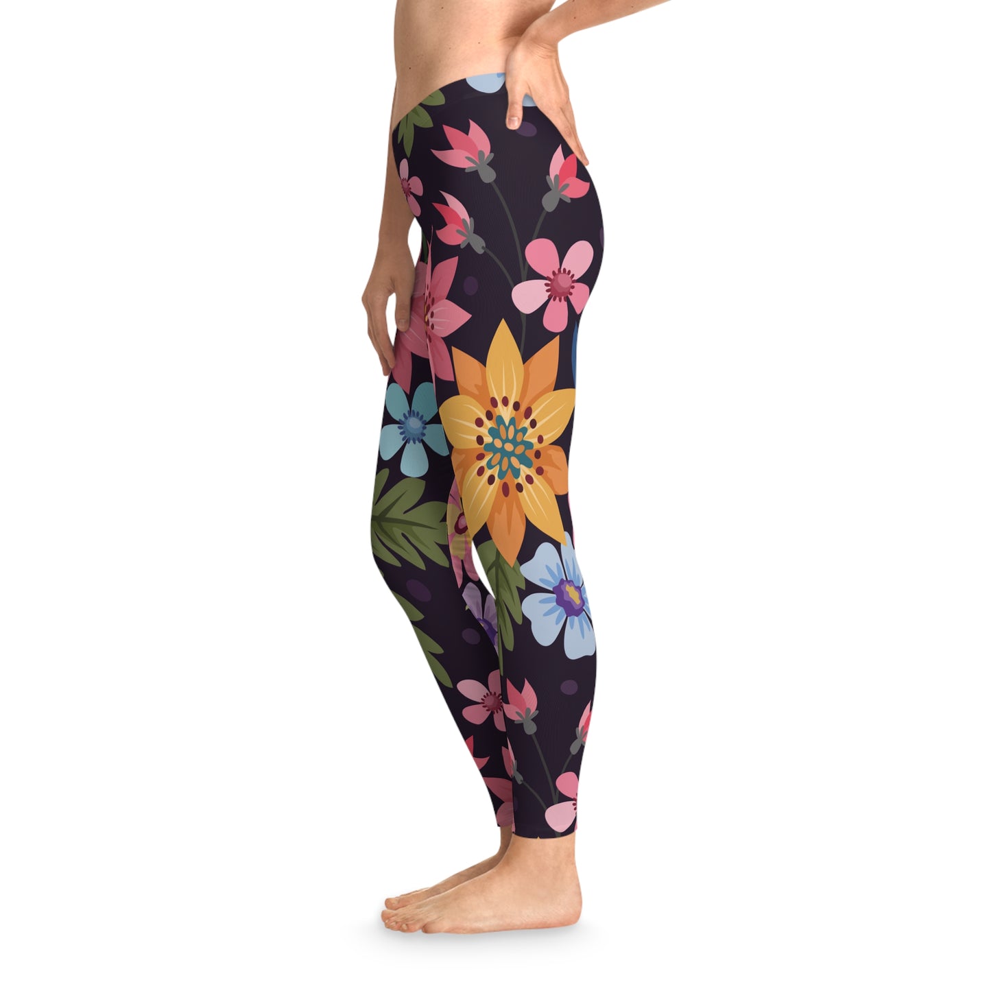 Legging à imprimé floral