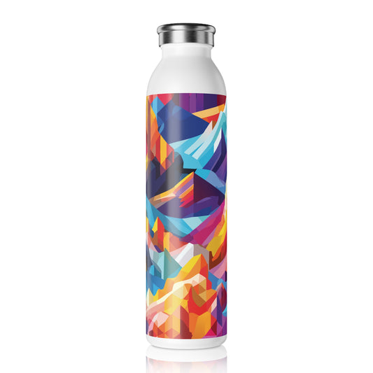 Vibrant Slim Water Bottle - Colorful Design for Active Lifestyles