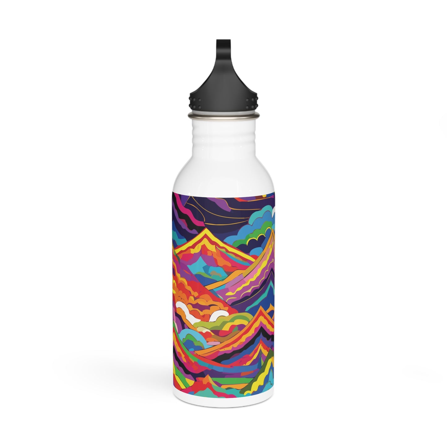 Colorful Steel Water Bottle - Eco-Friendly Hydration for Fitness & Travel