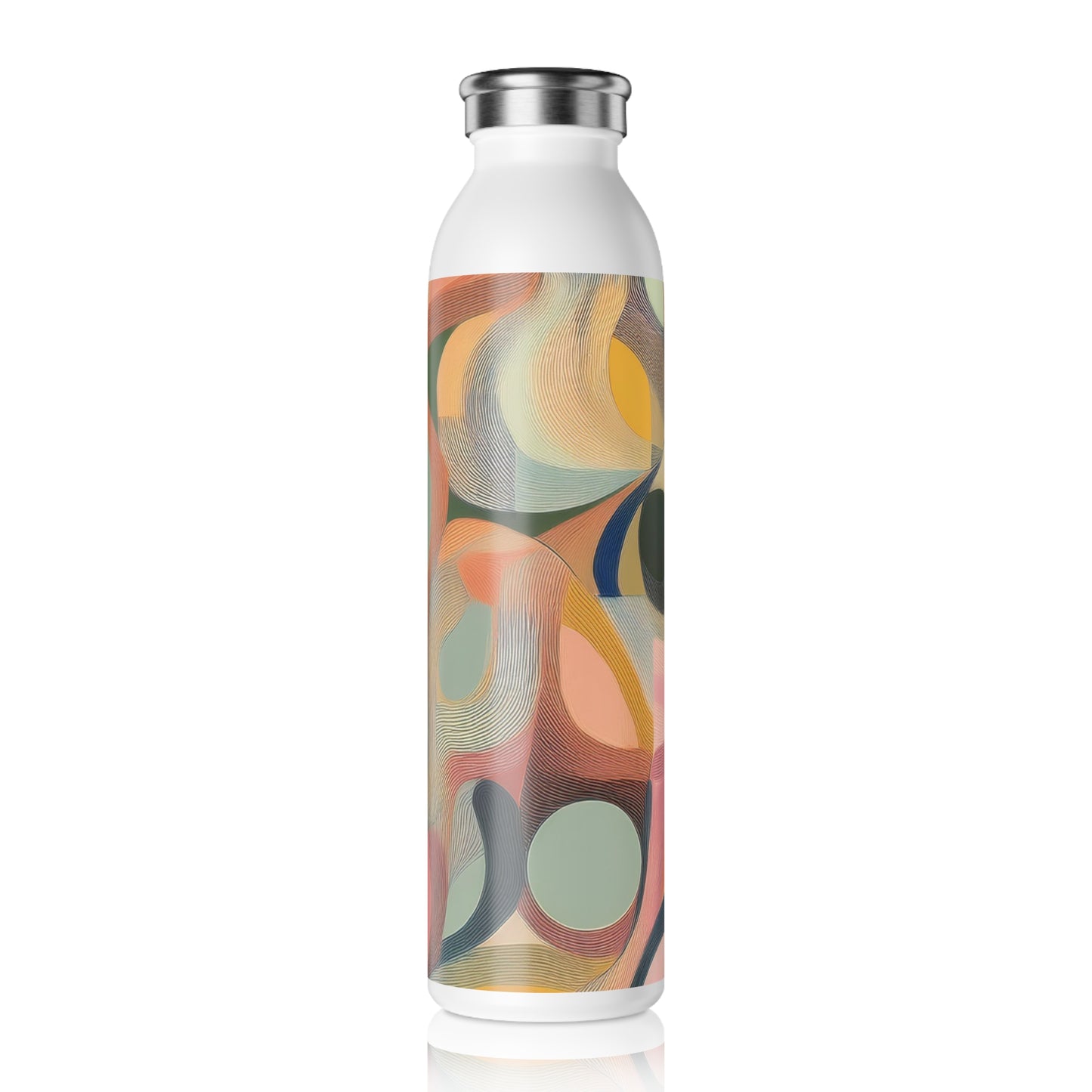 Vibrant Slim Water Bottle - Colorful Design for Active Lifestyles