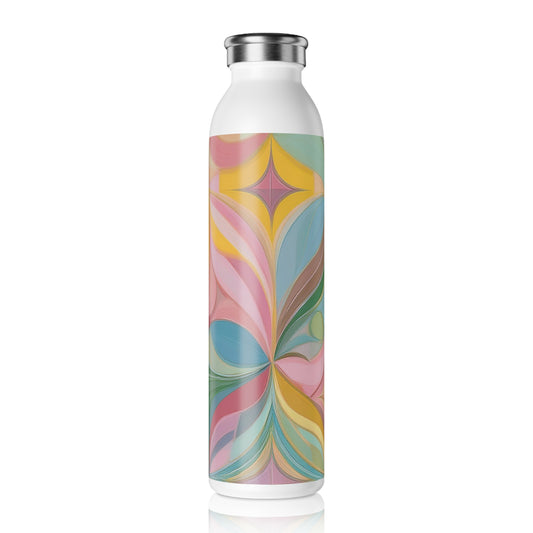 Vibrant Slim Water Bottle - Colorful Design for Active Lifestyles