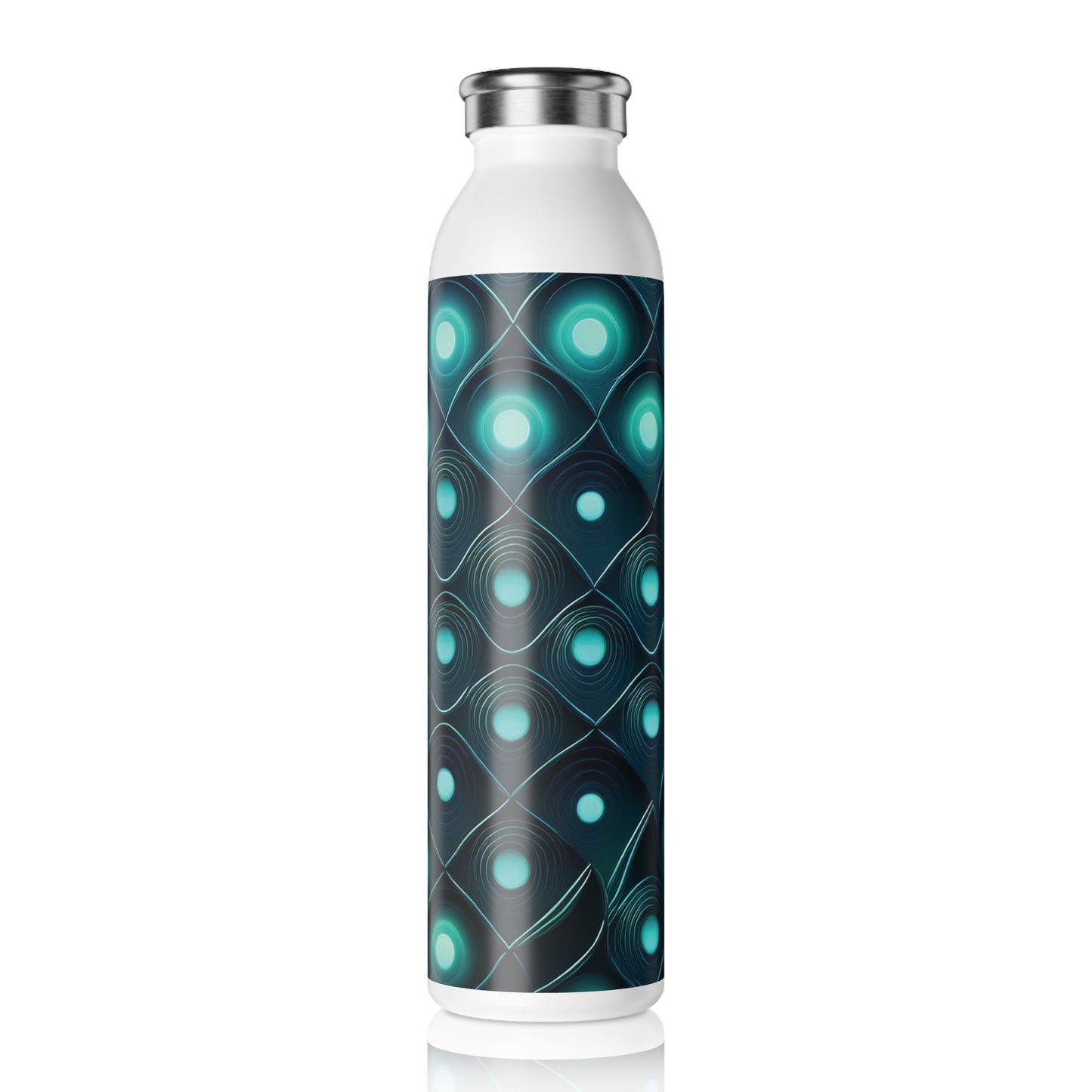 Vibrant Slim Water Bottle - Colorful Design for Active Lifestyles, 20oz