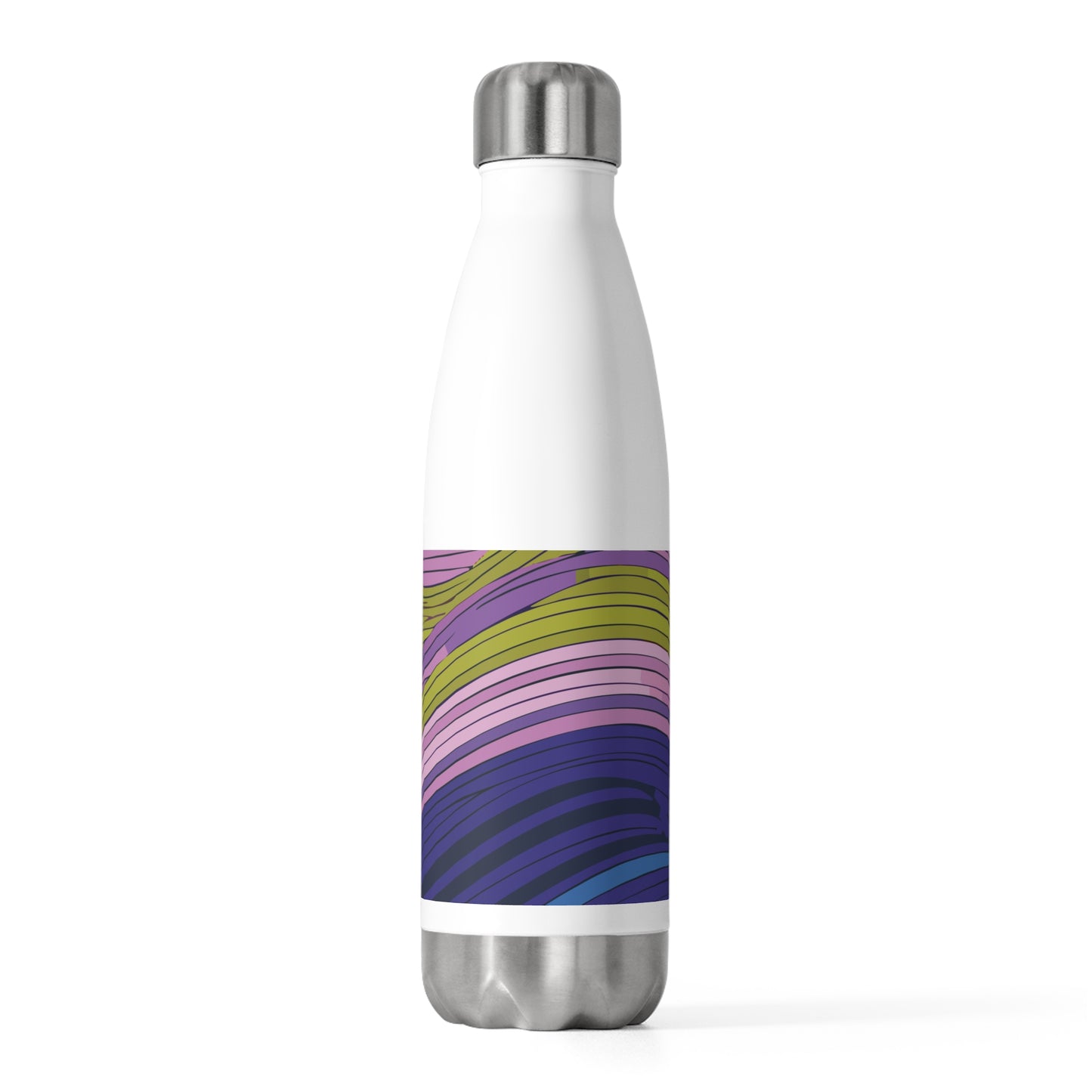 Colorful 20oz Insulated Bottle - Stylish Water Bottle for Active Lifestyles