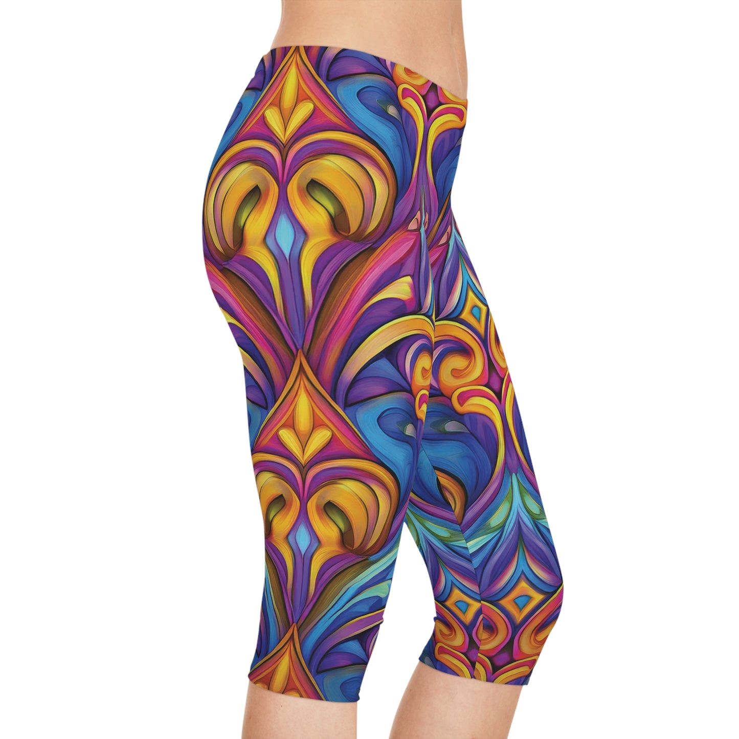 Capri leggings with Ornament