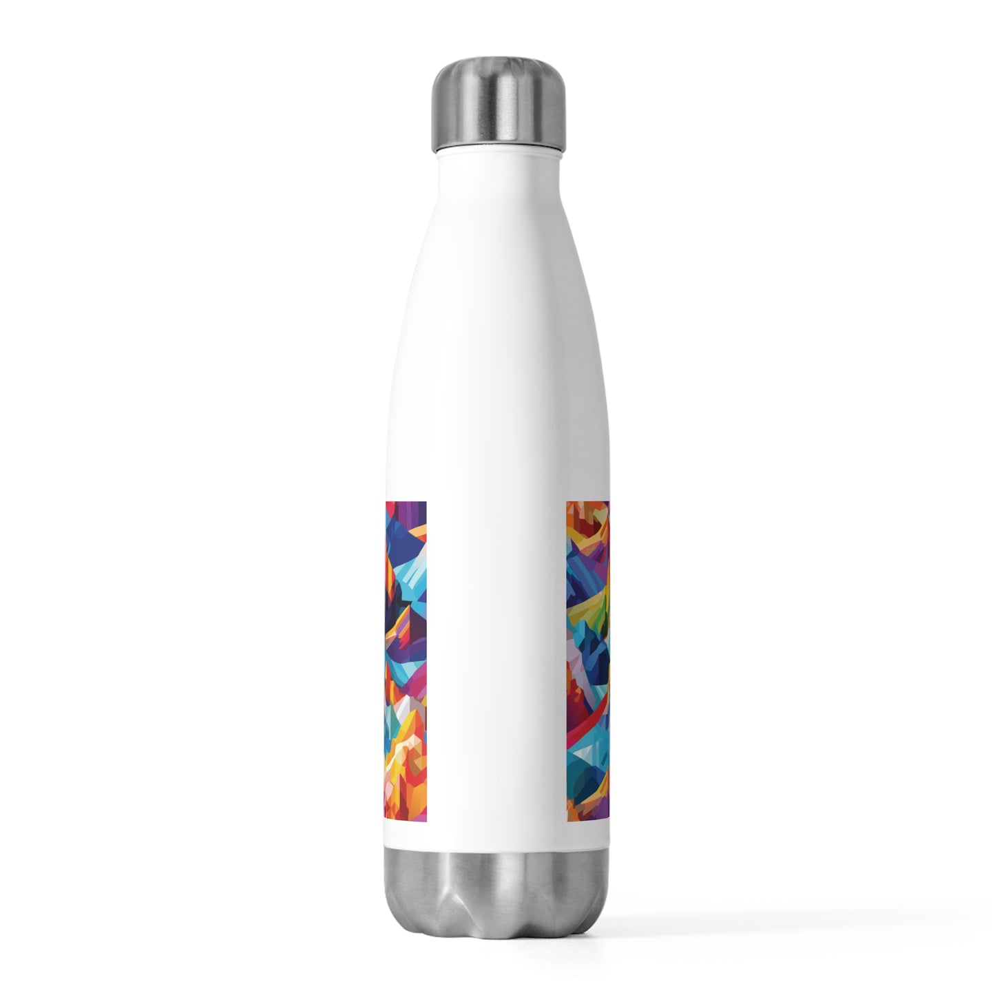 Colorful  20oz Insulated Bottle - Stylish Water Bottle for Active Lifestyles