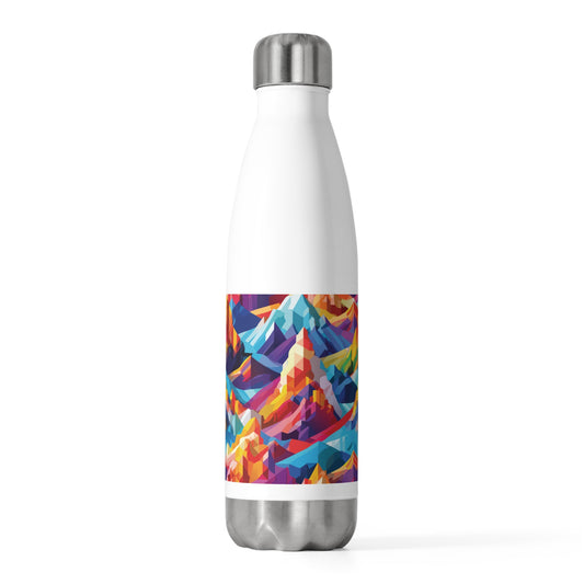 Colorful  20oz Insulated Bottle - Stylish Water Bottle for Active Lifestyles