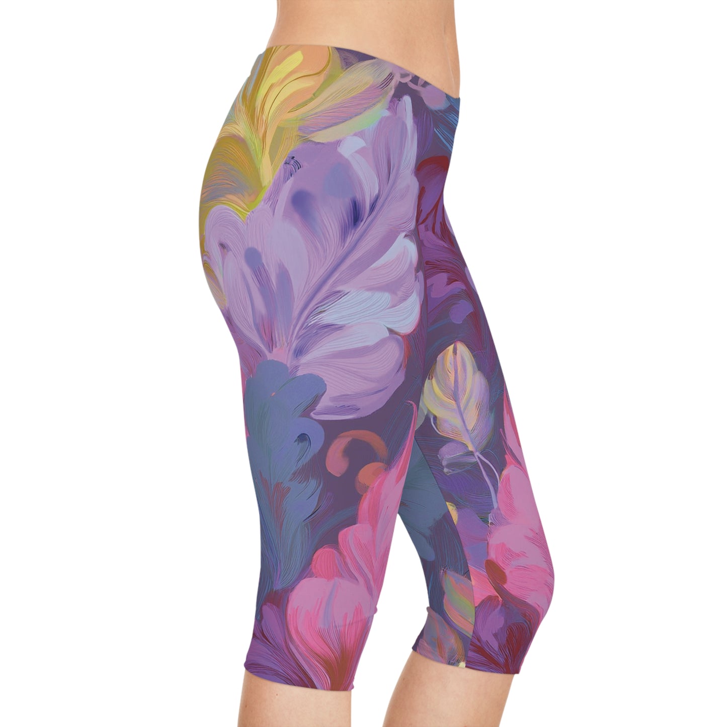 Capri leggings with Floral print