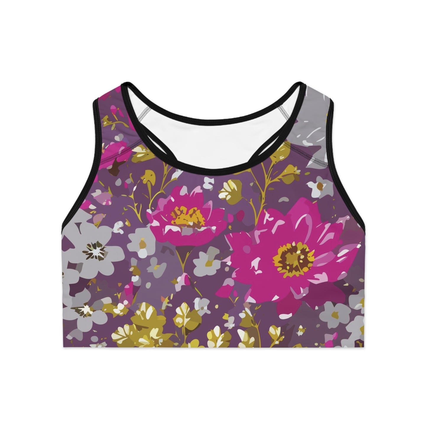 Sports Bra with Floral prints