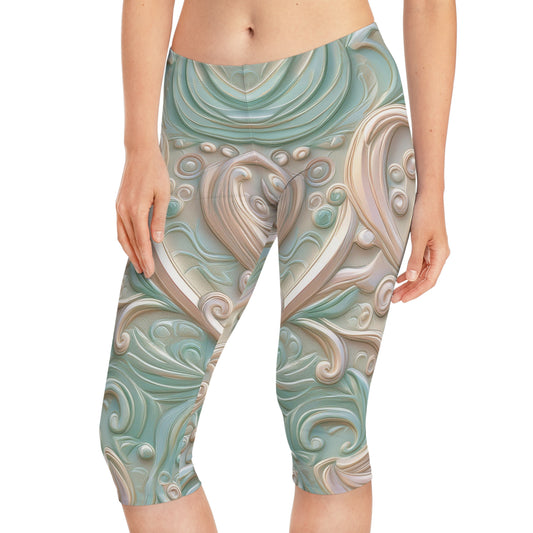 Capri leggings in Pastel colors - 3d