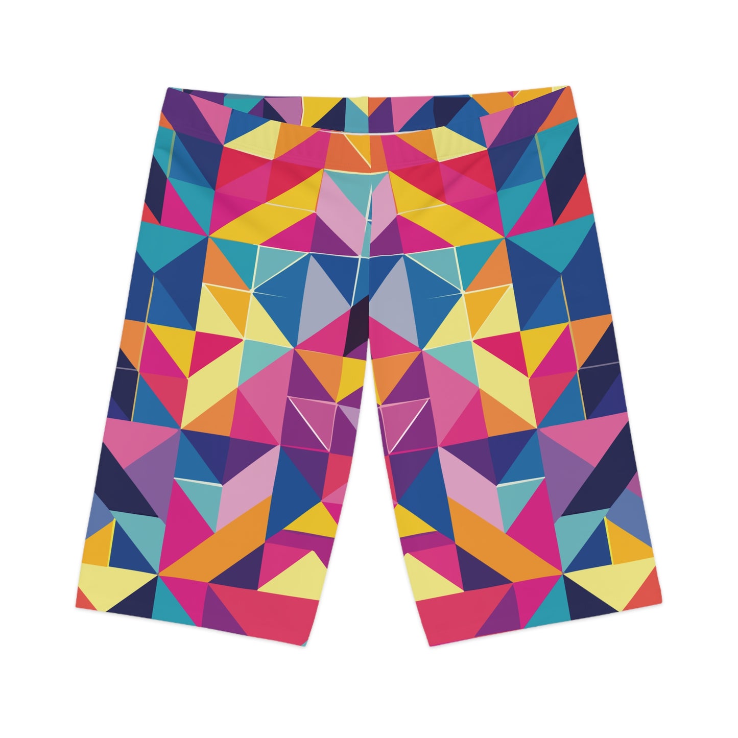 Bike Shorts with Abstract prints