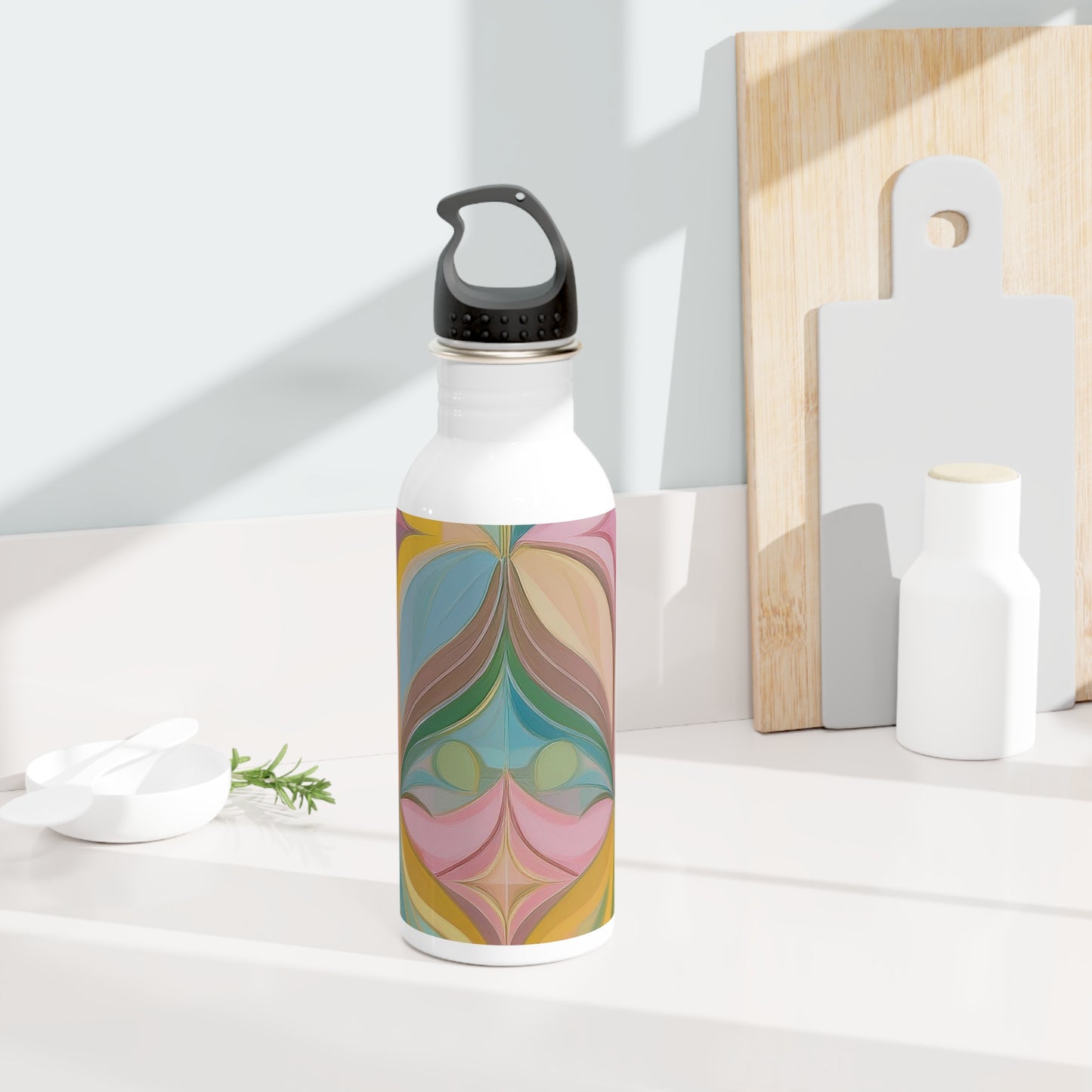 Colorful Steel Water Bottle - Eco-Friendly Hydration for Fitness & Travel