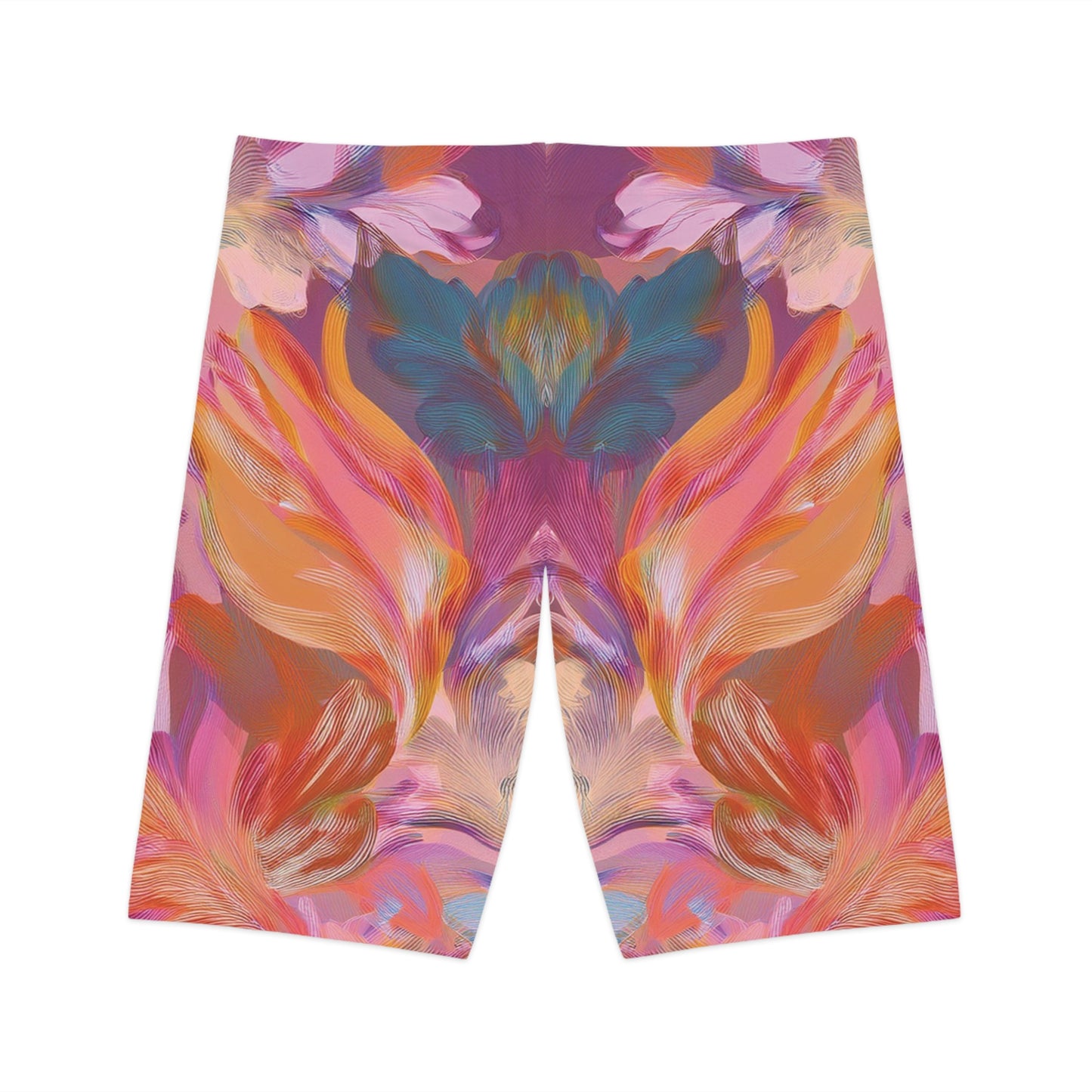 Bike Shorts with Abstract prints