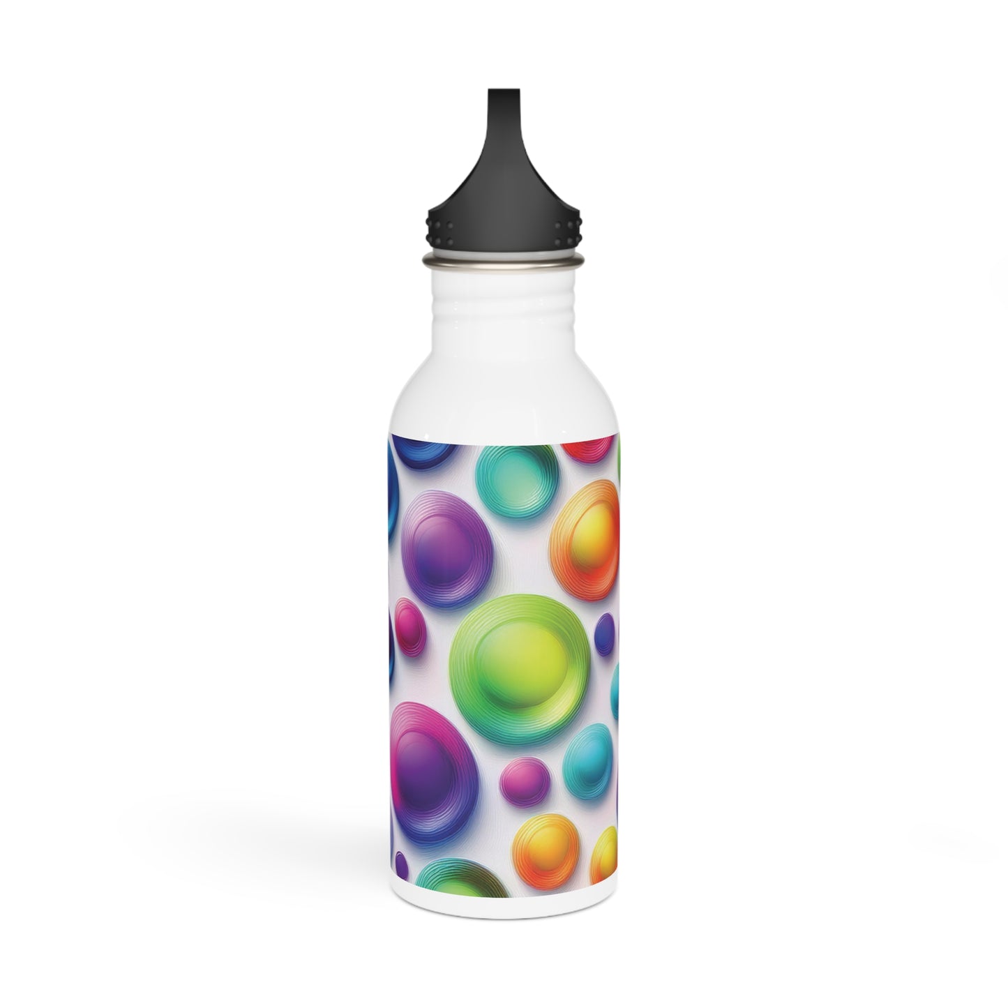 Colorful Steel Water Bottle - Eco-Friendly Hydration for Fitness & Travel, 20oz