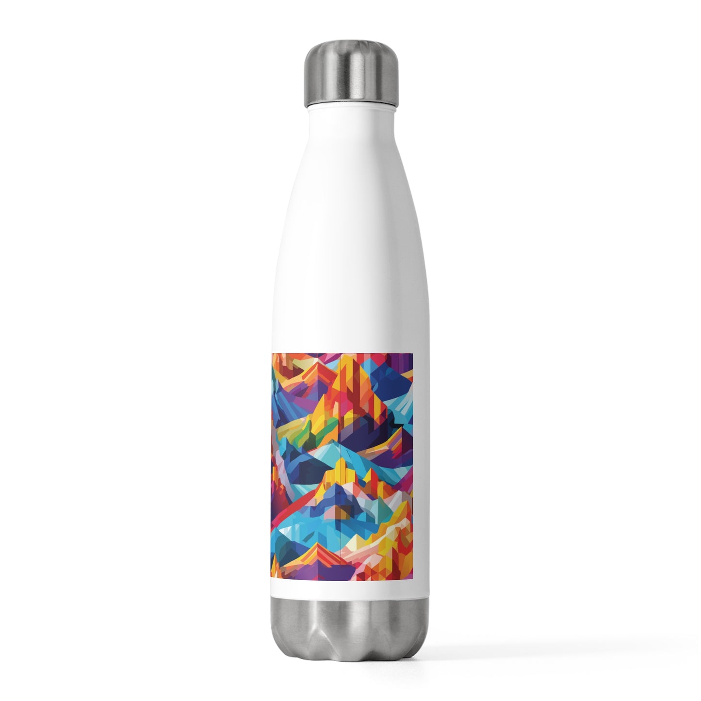 Colorful  20oz Insulated Bottle - Stylish Water Bottle for Active Lifestyles