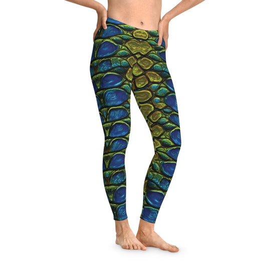 Leggings with Animal print - Crocodile