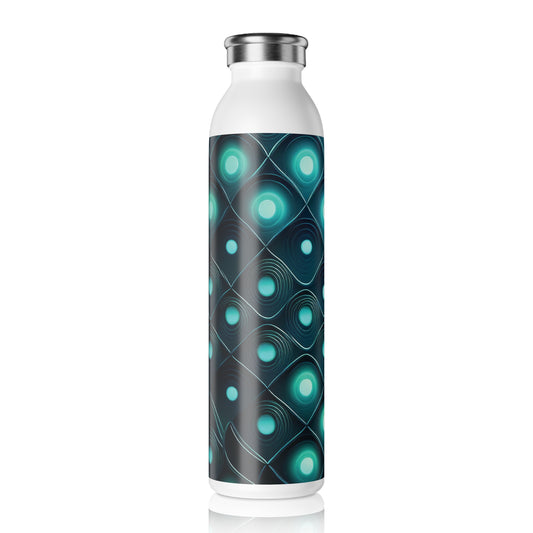 Vibrant Slim Water Bottle - Colorful Design for Active Lifestyles, 20oz