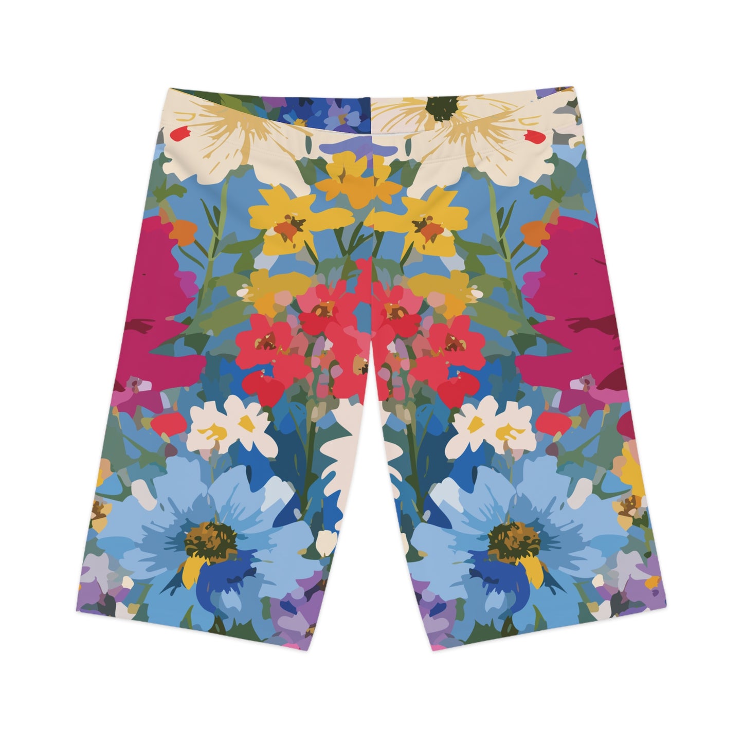 Bike Shorts with Floral prints