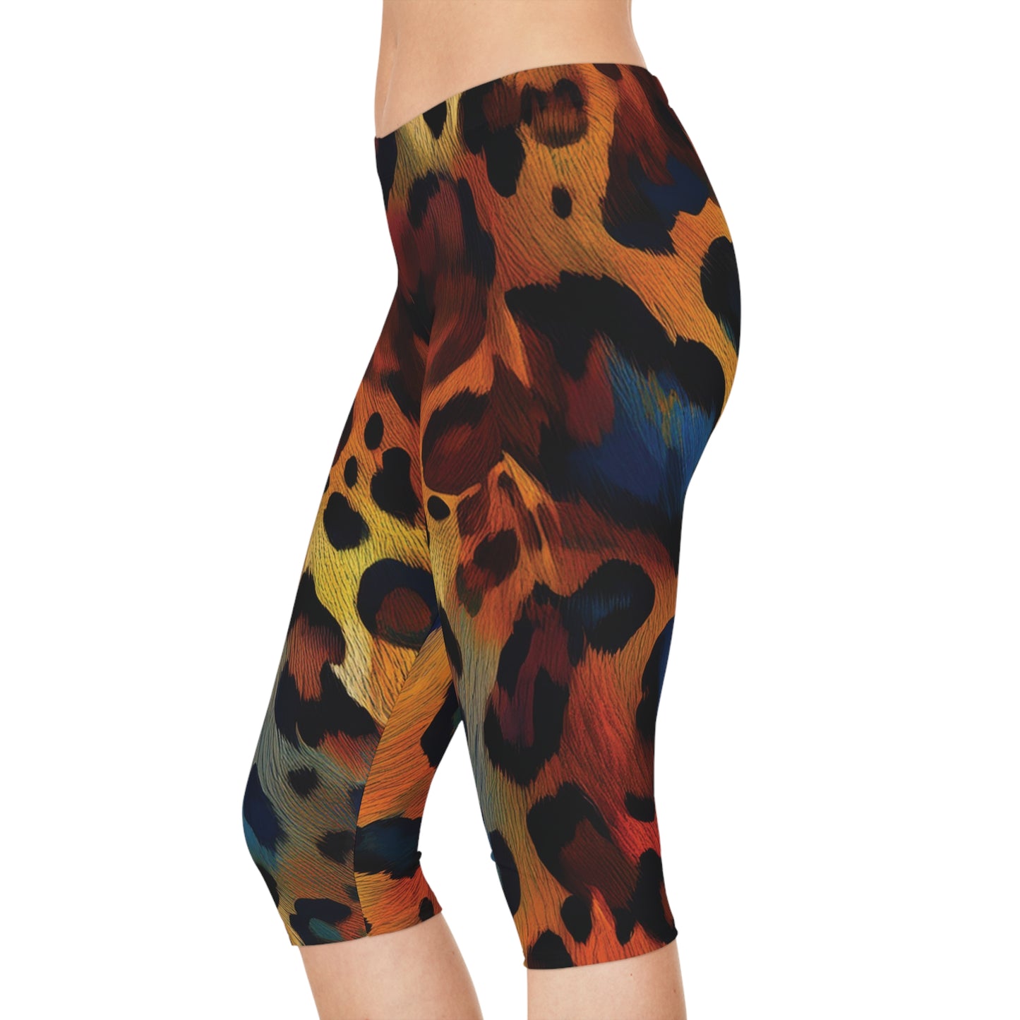 Capri leggings with Animal print - Jaguar