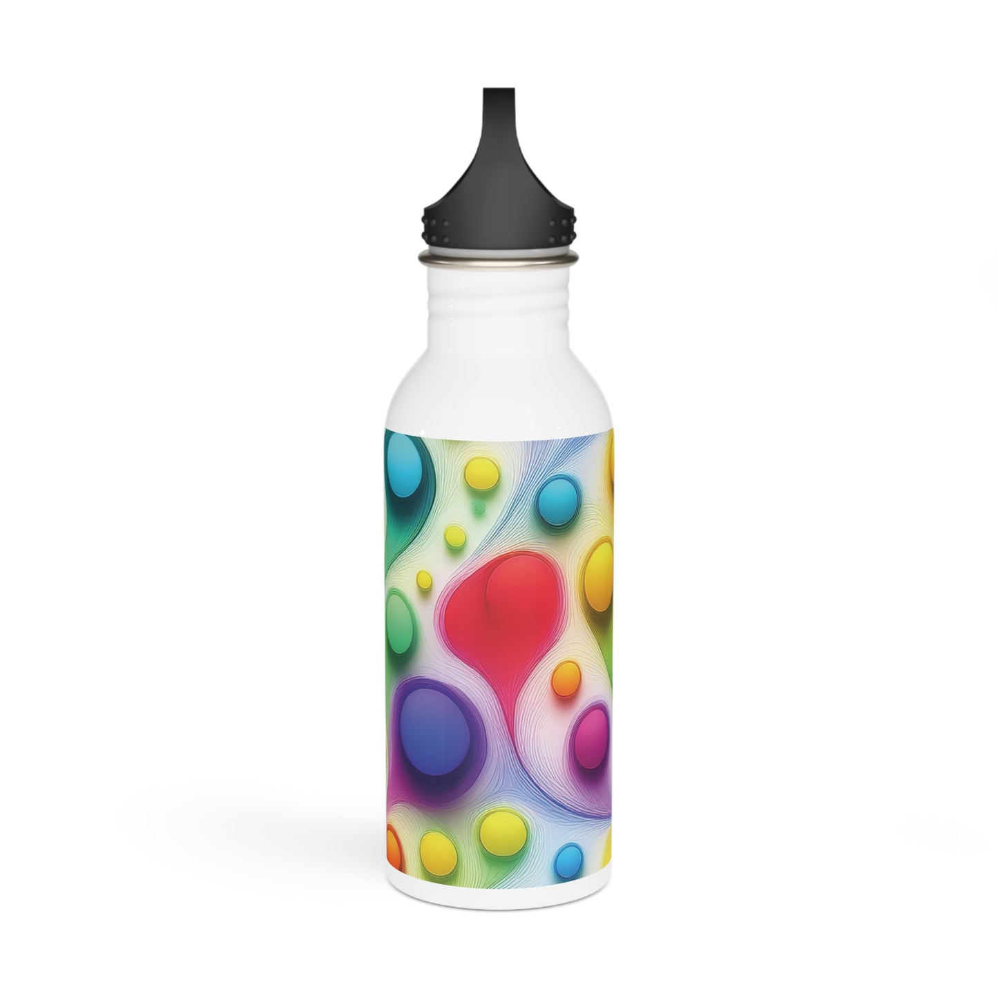 Colorful Steel Water Bottle - Eco-Friendly Hydration for Fitness & Travel, 20oz