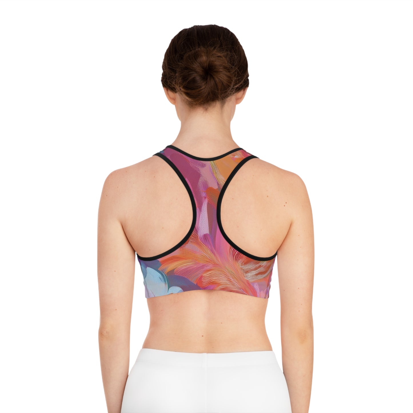 Sports Bra with Abstract prints