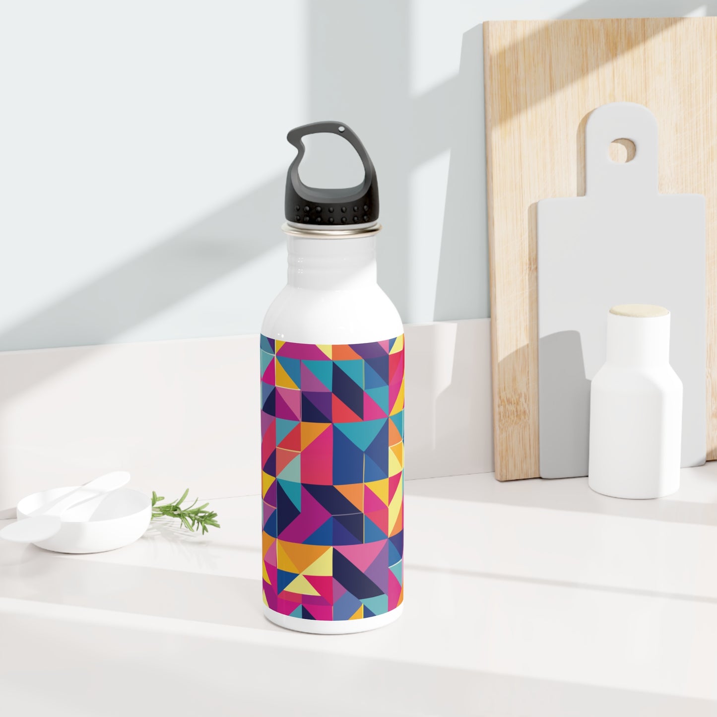 Colorful Steel Water Bottle - Eco-Friendly Hydration for Fitness & Travel