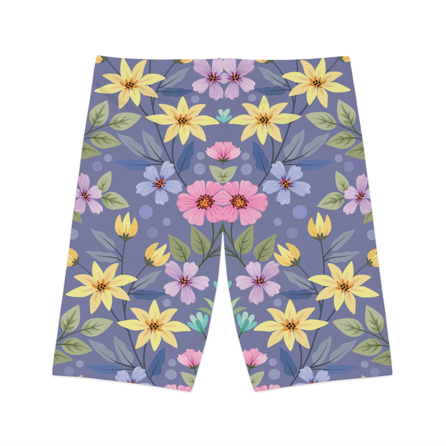 Short cycliste à imprimé floral