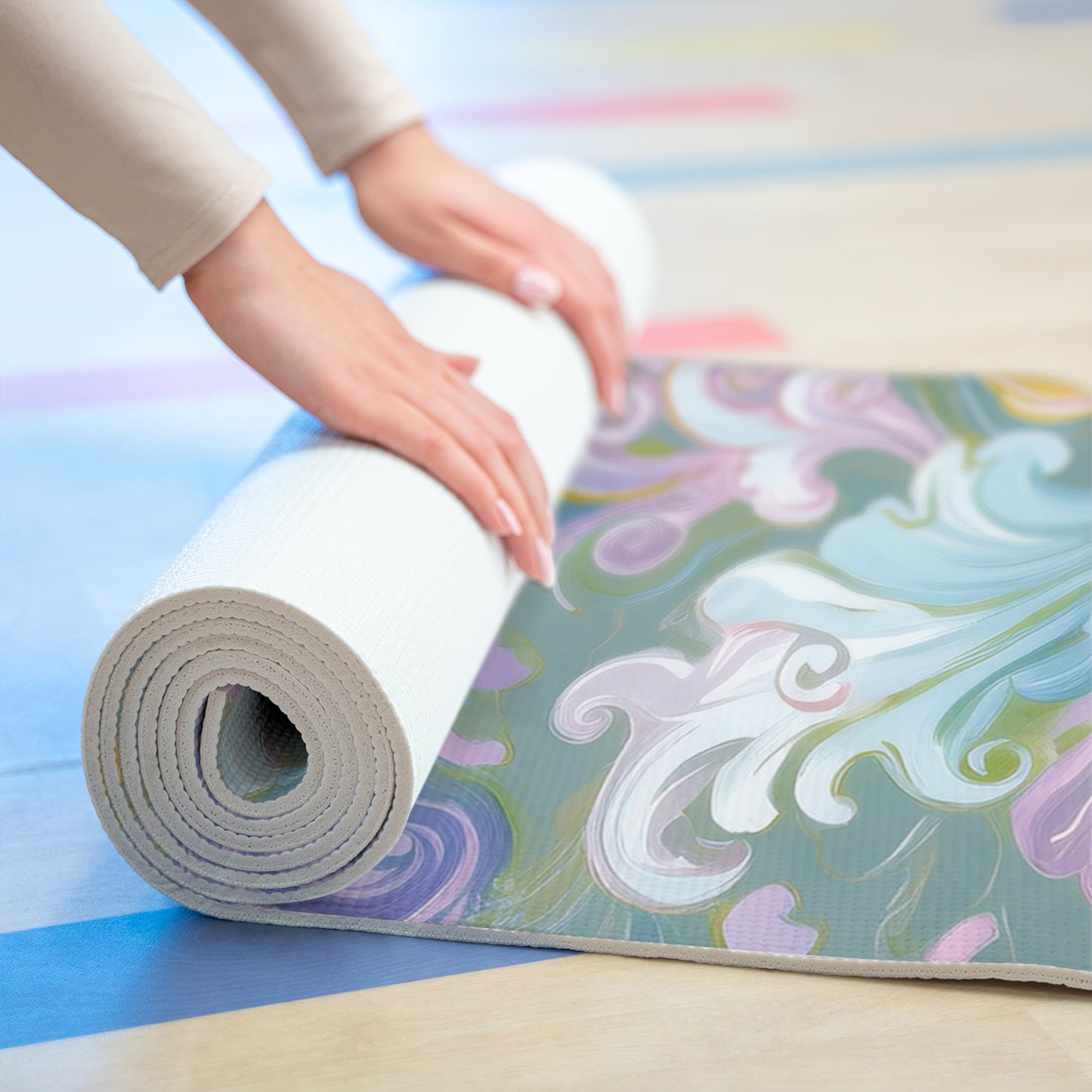 Yoga Mat in Pastel colors