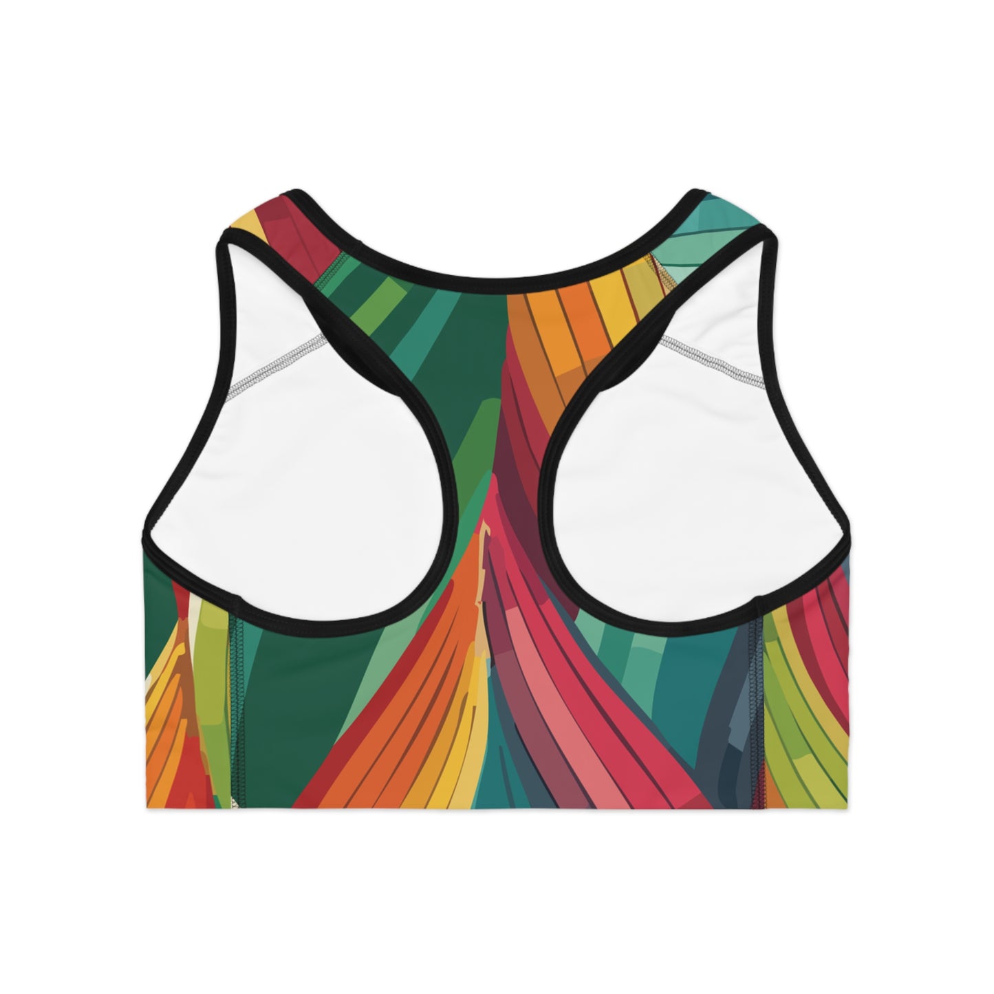 Sports Bra with Abstract prints