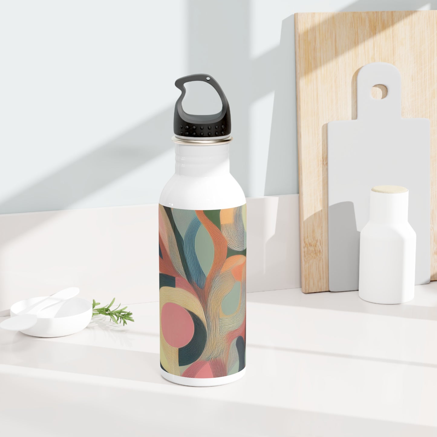 Colorful Steel Water Bottle - Eco-Friendly Hydration for Fitness & Travel