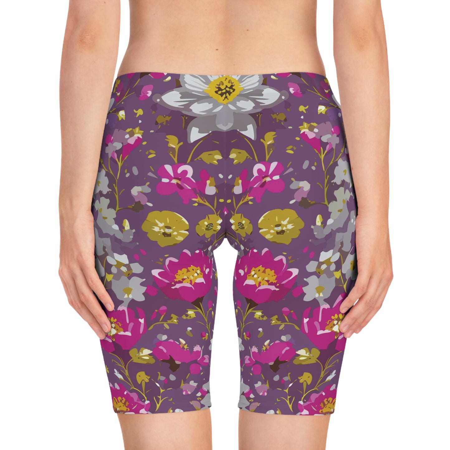 Bike Shorts with Floral prints