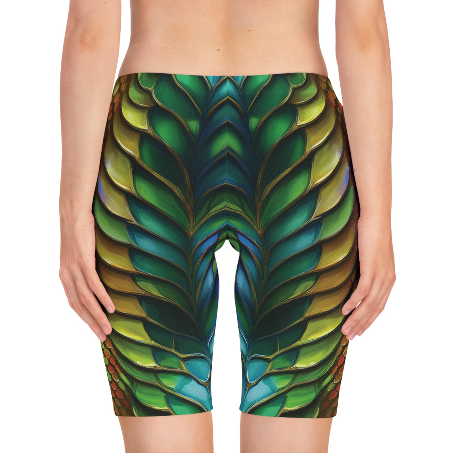 Bike Shorts with Animal prints - Snake - 2