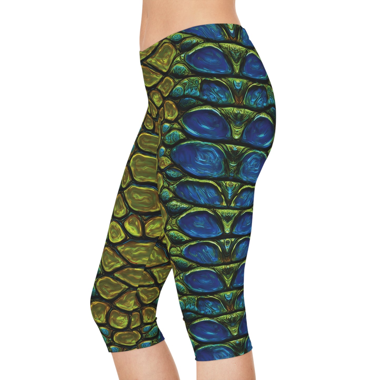 Capri leggings with Animal print - Crocodile