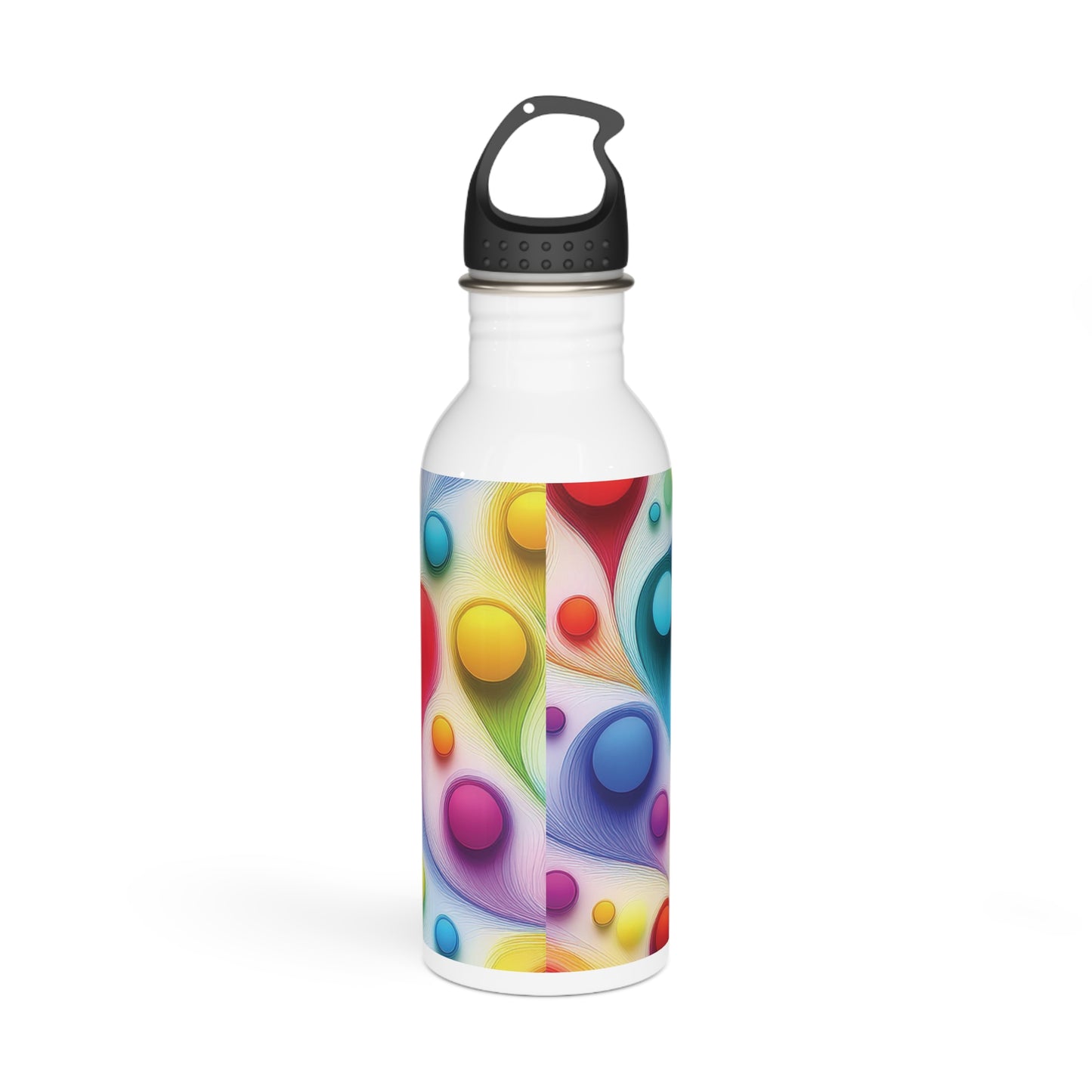 Colorful Steel Water Bottle - Eco-Friendly Hydration for Fitness & Travel, 20oz