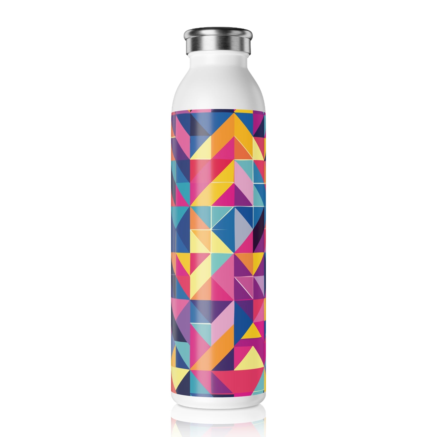 Vibrant Slim Water Bottle - Colorful Design for Active Lifestyles