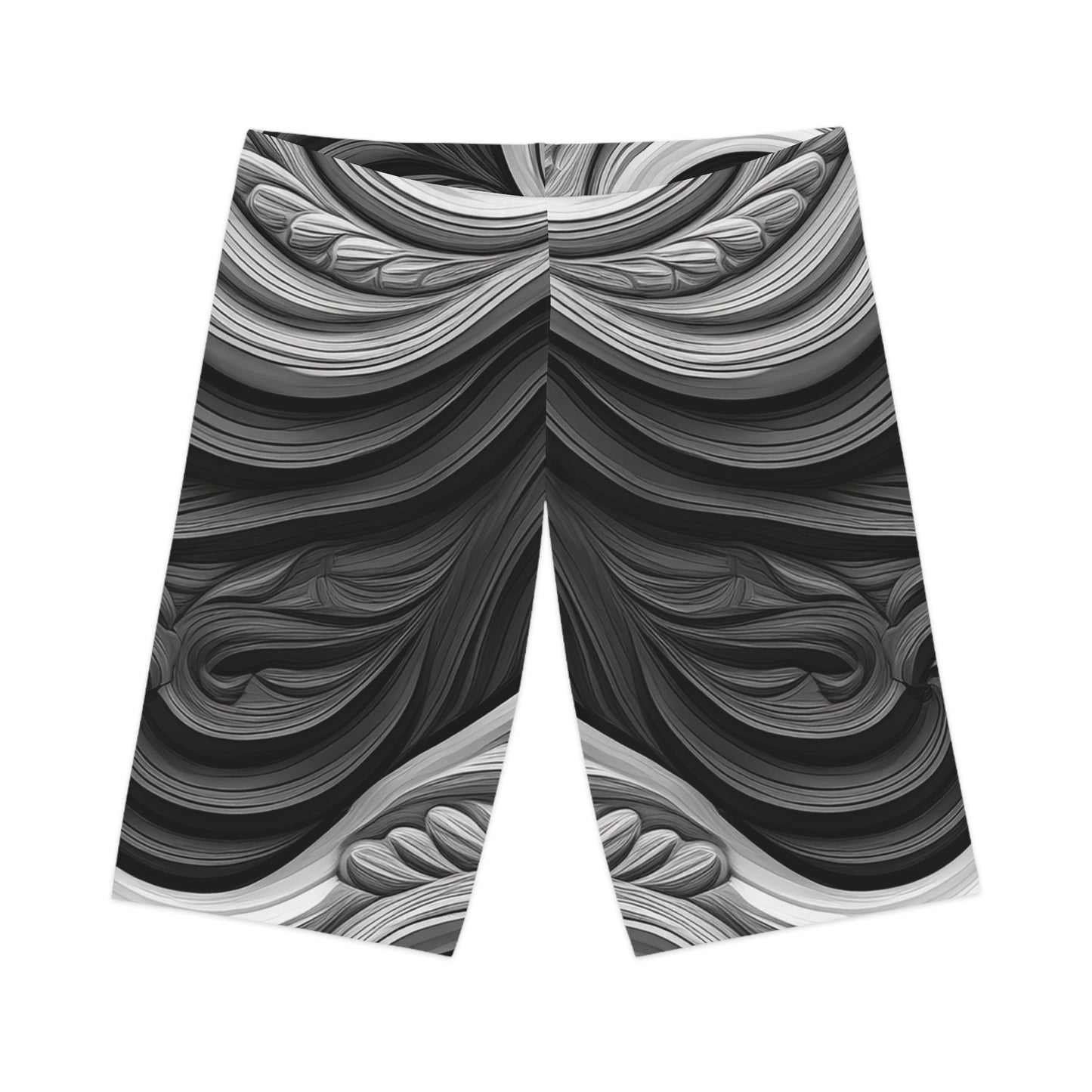 Bike Shorts In Black and White